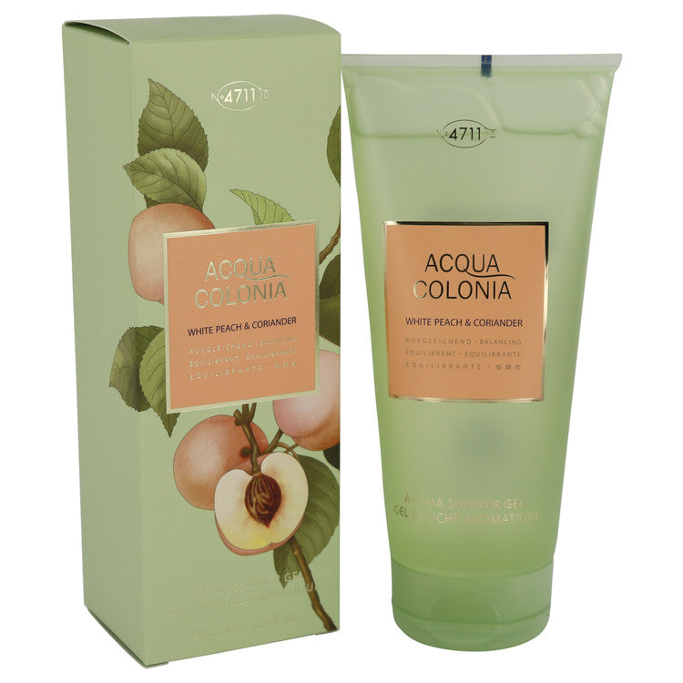 4711 Acqua Colonia White Peach & Coriander Perfume By Maurer & Wirtz Shower Gel For Women