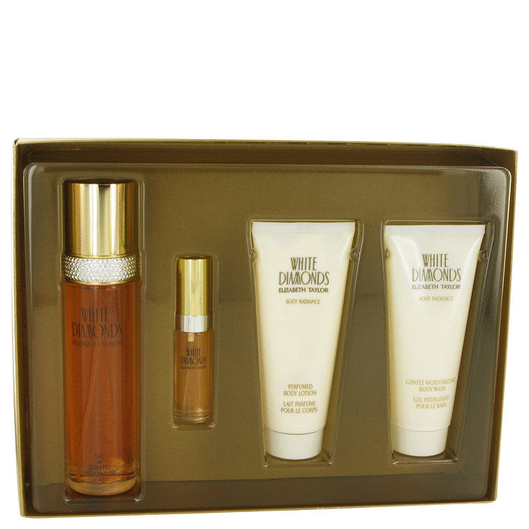 White Diamonds Perfume By Elizabeth Taylor Gift Set For Women