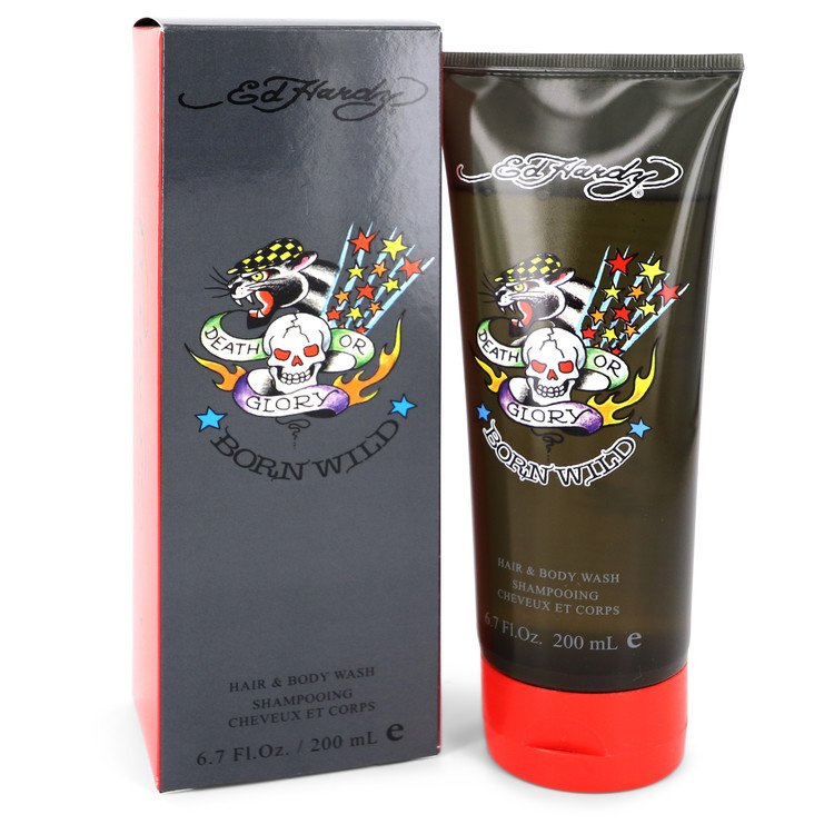 Ed Hardy Born Wild Cologne By Christian Audigier Shower Gel For Men