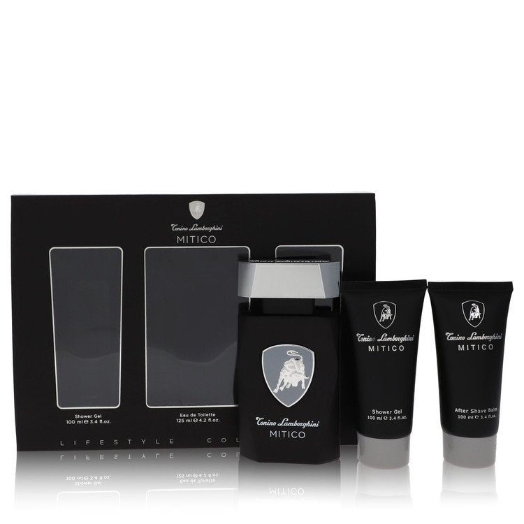 Lamborghini Mitico Cologne By Tonino Lamborghini Gift Set For Men