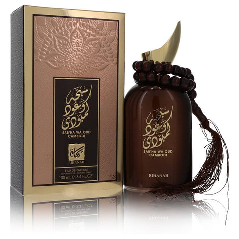 Sabha Wa Oud Cambodi Cologne By Rihanah Eau De Parfum Spray (Unisex) For Men