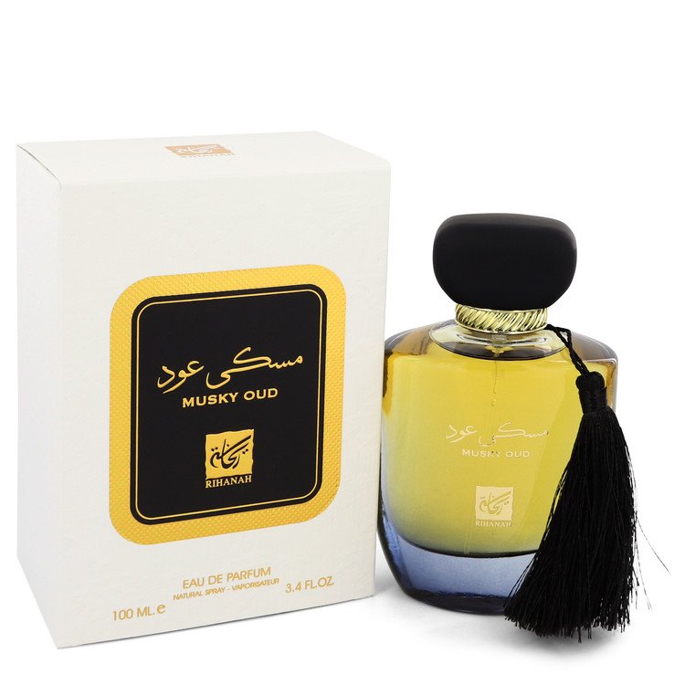 Musky Oud Cologne By Rihanah Eau De Parfum Spray (Unisex) For Men